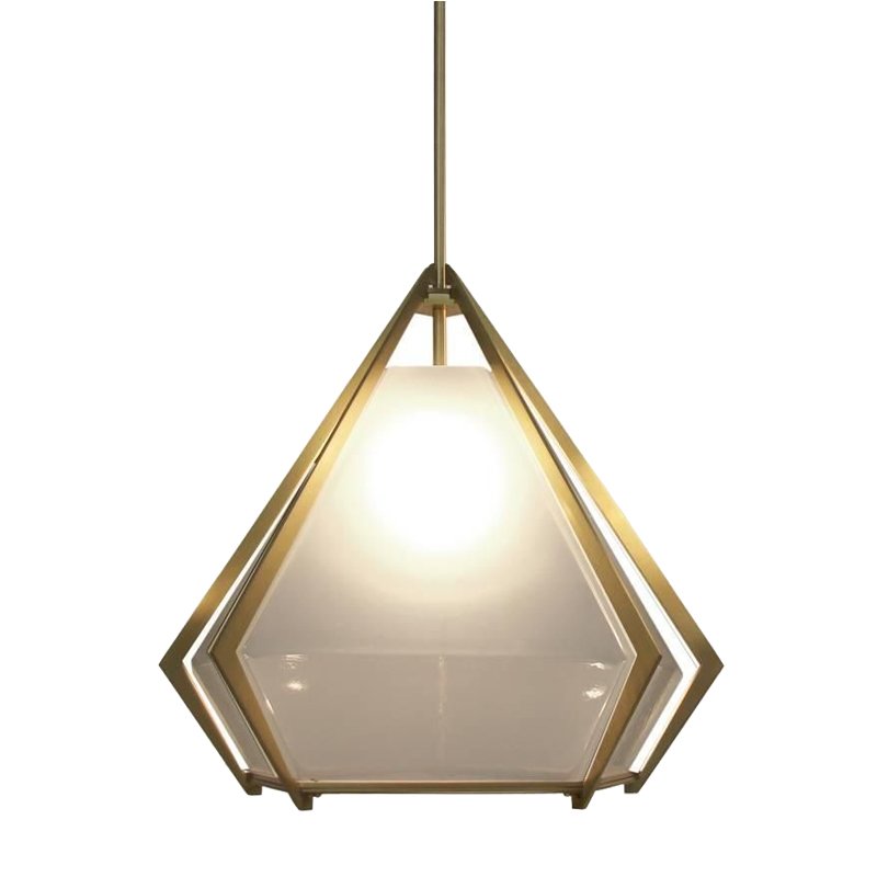 Подвесной светильник Harlow Pendant Lamp white Золотой Белый в Ижевске | Loft Concept 