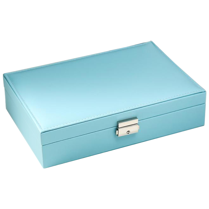 Шкатулка Azurine Jewerly Organizer Box light blue Голубой Бежевый в Ижевске | Loft Concept 