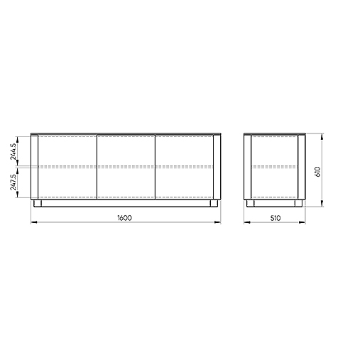 Тумба белая с 3-мя дверцами Tammi  в Ижевске