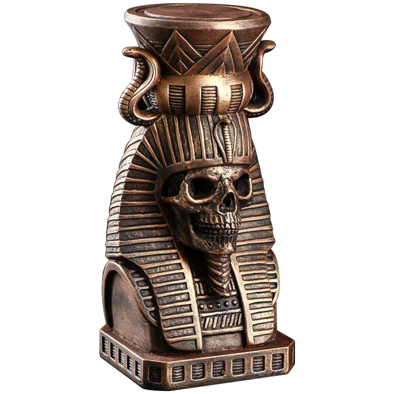 Подсвечник Pharaoh Skull Медь в Ижевске | Loft Concept 