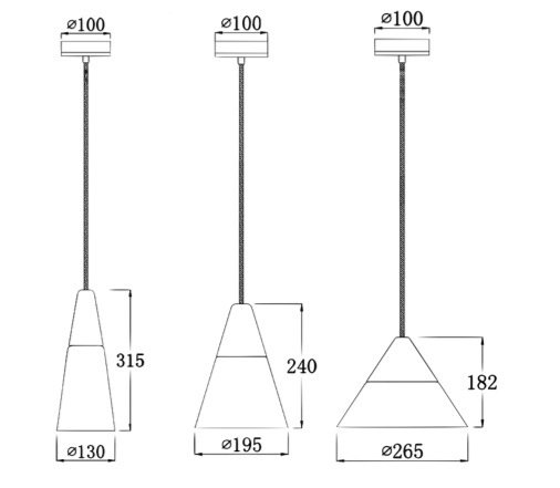 Подвесной светильник Opaque Light Middle в Ижевске