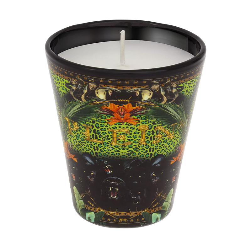 Свеча Philipp Plein Candle Jungle S Черный Мульти в Ижевске | Loft Concept 