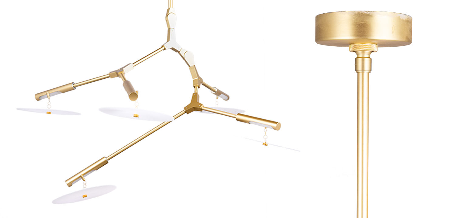 Люстра White Disc 100 - фото