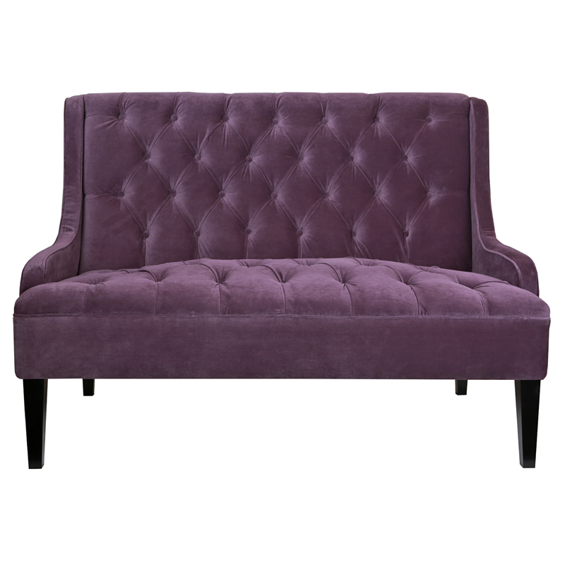 Диван Folket Sofa velour violet Фиолетовый в Ижевске | Loft Concept 