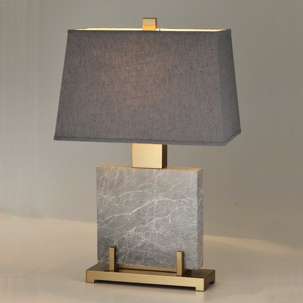 Настольная лампа Table lamp marble Grey Серый в Ижевске | Loft Concept 