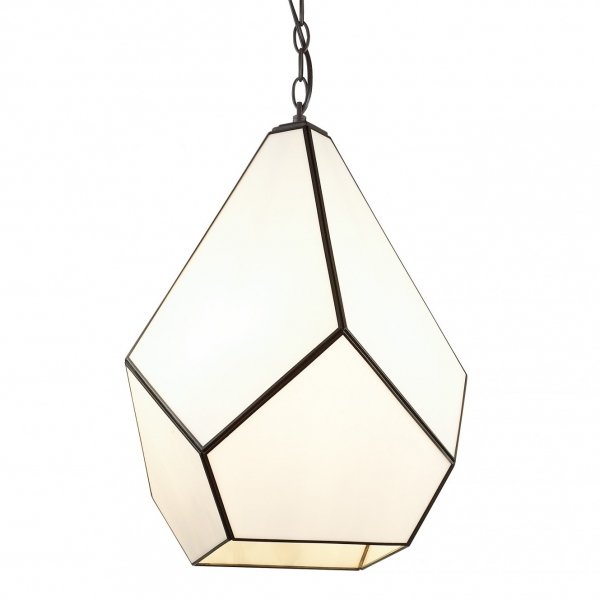 Люстра Geometry Glass Light Pendant Milk 4 Молочный в Ижевске | Loft Concept 