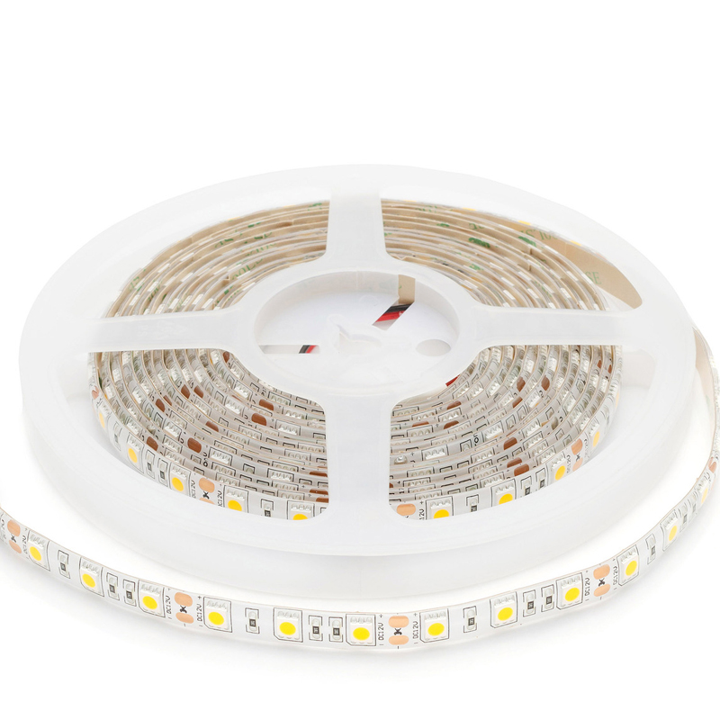 Светодиодная влагозащищенная лента 14,4W/m 60Led/m 5050SMD теплый белый Белый в Ижевске | Loft Concept 