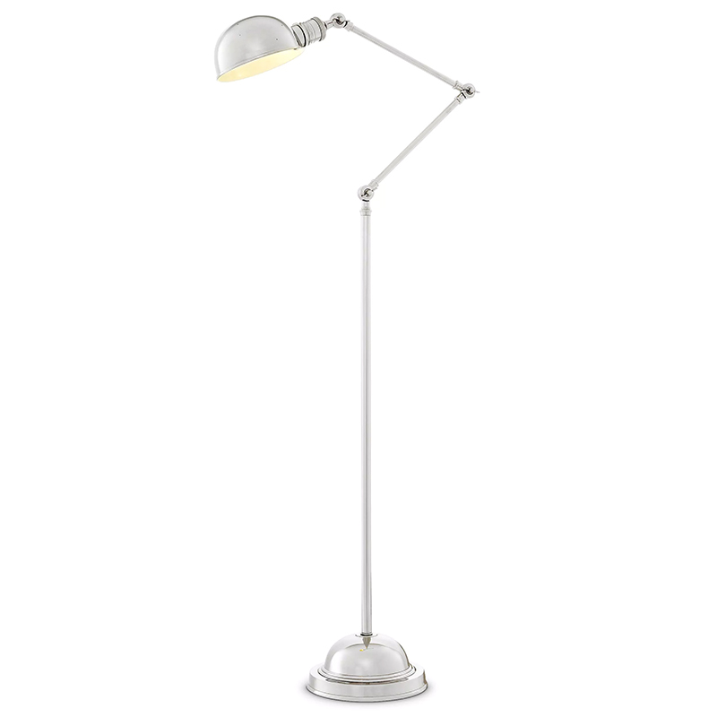 Торшер Eichholtz Floor Lamp Soho Nickel Никель в Ижевске | Loft Concept 