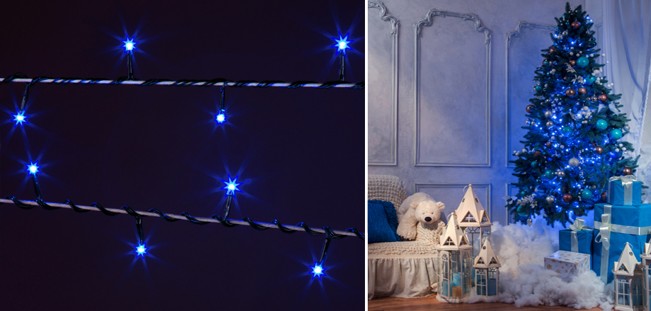 Интерьерная Гирлянда Синие диоды - Loft-Concept в Ижевске