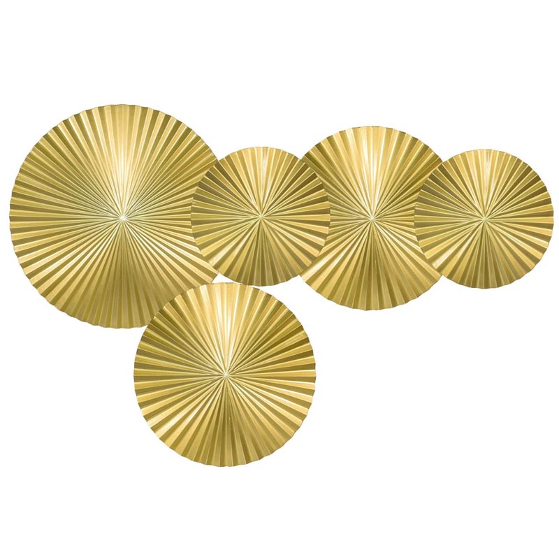 Арт-объект Apollo Gold Wall Plaque Disc 5 Золотой в Ижевске | Loft Concept 