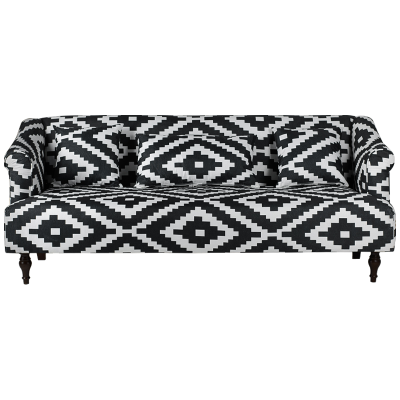 Диван KELIM Ornament black and white sofa Черно-белый в Ижевске | Loft Concept 