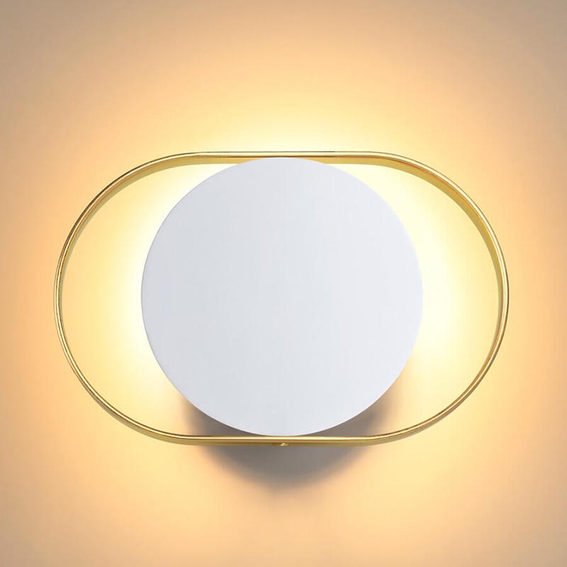 Бра Globo Ocular Sconce Oval White Золотой Белый в Ижевске | Loft Concept 