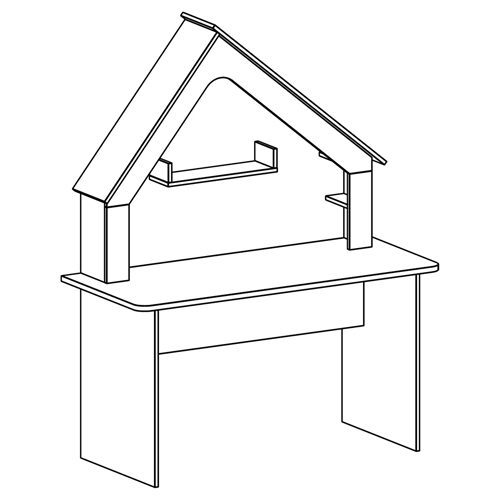 Письменный стол в детскую Tiny Town Desk в Ижевске