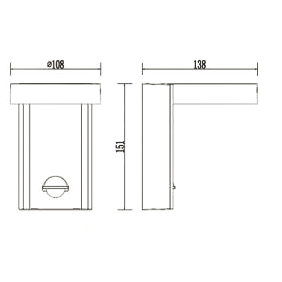 Уличный светильник Lidi sconce в Ижевске