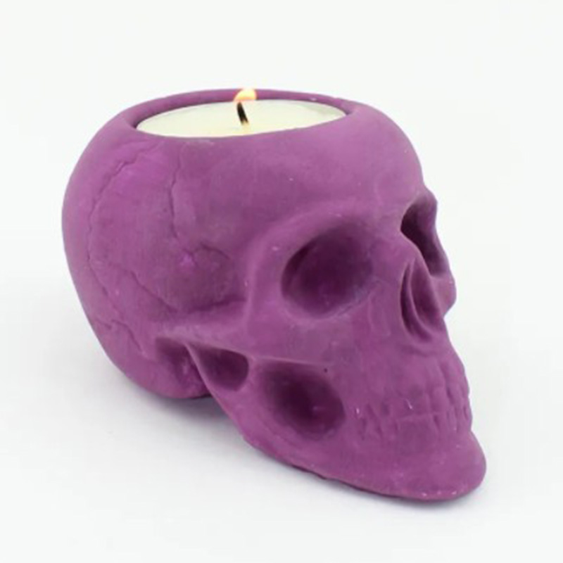 Подсвечник Purple Skull Пурпурный в Ижевске | Loft Concept 