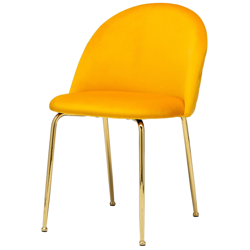 Стул Vendramin Dining Chair yellow Желтый Глянцевое золото в Ижевске | Loft Concept 