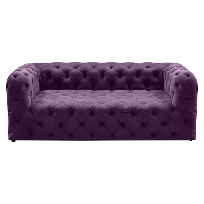 Диван Soho tufted purple velor Фиолетовый в Ижевске | Loft Concept 