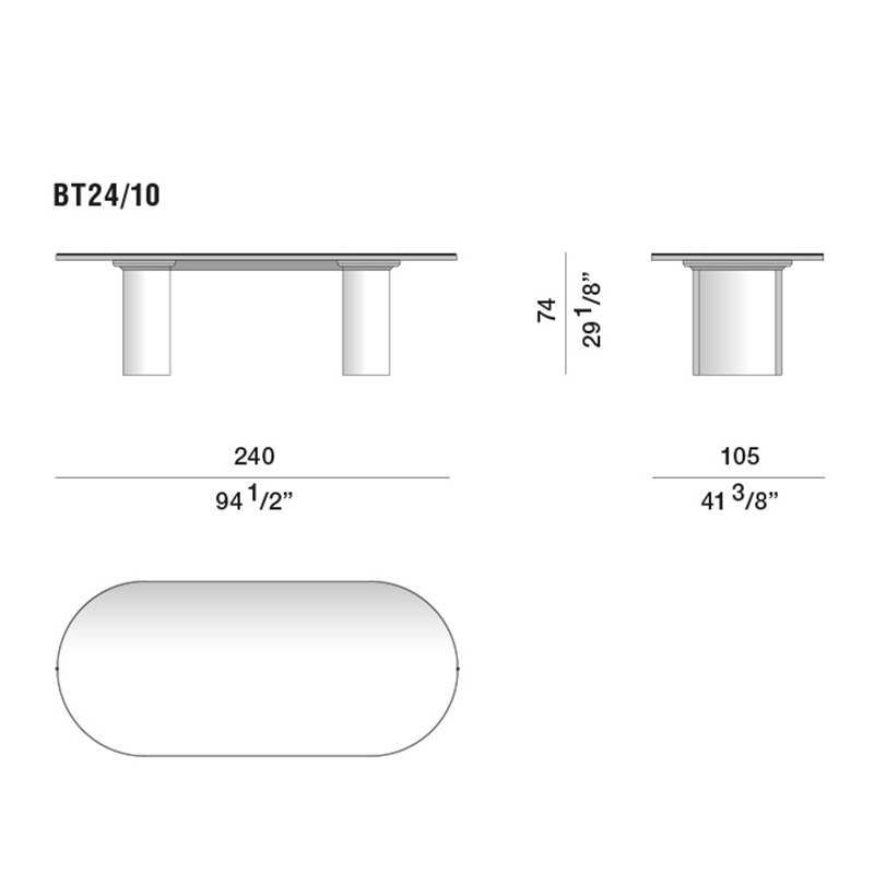 Дизайнерский рабочий стол из металла BLEVIO Table в Ижевске