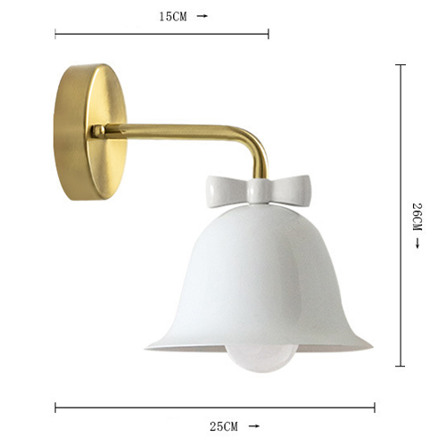 Бра Колокольчик Bell with Bow White Wall Lamp Белый в Ижевске