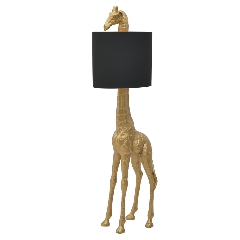 Торшер Golden Giraffe Floor lamp Черный Золотой в Ижевске | Loft Concept 