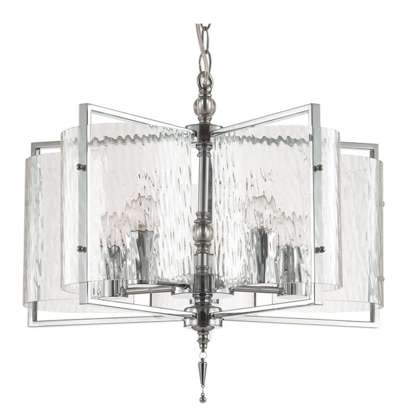 Люстра Karissa Chrome Chandelier 48 Хром Прозрачный (Transparent) в Ижевске | Loft Concept 