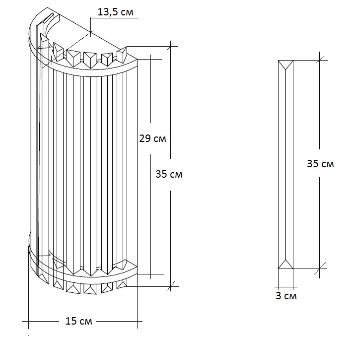 Бра Suspension Glass Cylinders Sconces 35 в Ижевске