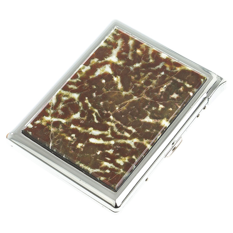 Портсигар с газовой зажигалкой из натурального камня Офит Благородный Stone Cigarettes Cases Коричневый Серебряный Портсигар с газовой зажигалкой из натурального камня Офит Благородный Stone Cigarettes Cases Коричневый Серебряный в Ижевске | Loft Concept