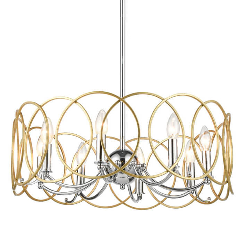 Люстра Jasira Chandelier Хром Золотой в Ижевске | Loft Concept 