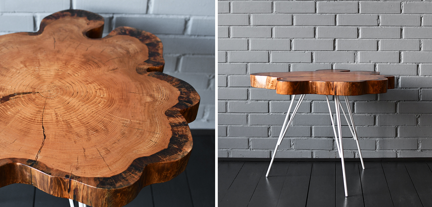 Кофейный стол Korben Industrial Metal Rust Coffee Table - фото