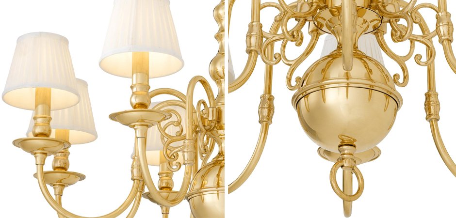 Люстра Eichholtz Chandelier Bourbon Brass - Loft-Concept в Ижевске