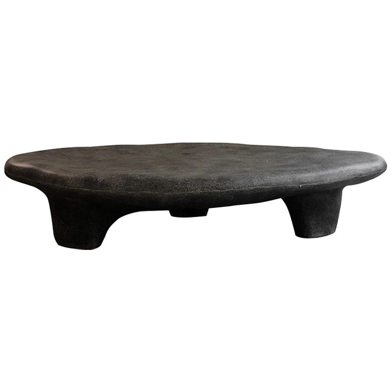 Кофейный стол Stone Coffee Table Black Черный в Ижевске | Loft Concept 