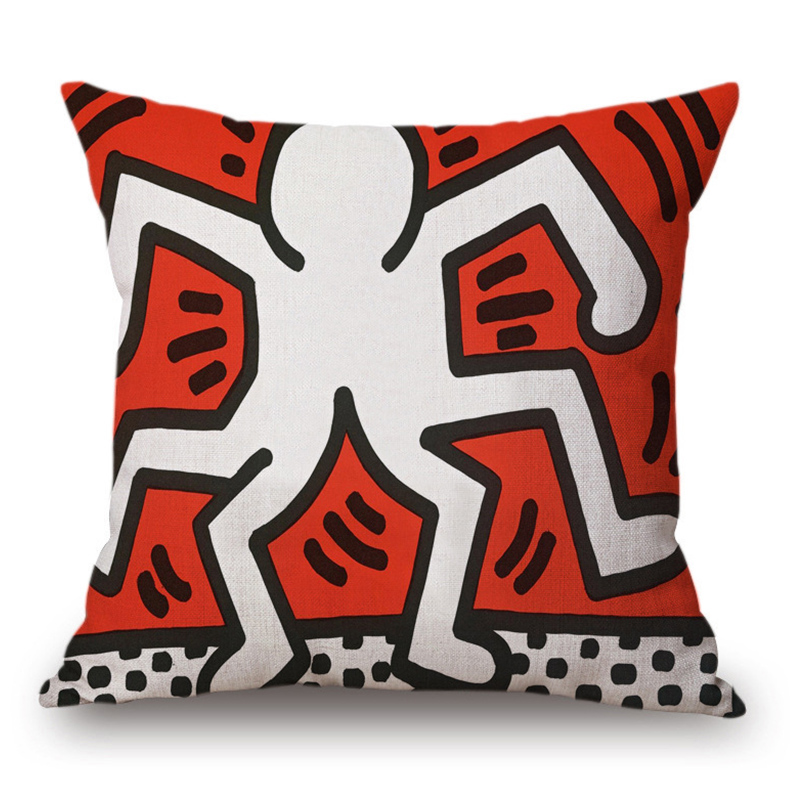 Подушка Keith Haring 2 Мульти в Ижевске | Loft Concept 