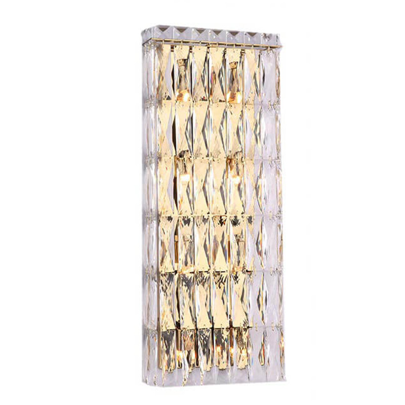 Бра Crystal Regena Gold Wall Lamp 8 Золотой Прозрачный (Transparent) в Ижевске | Loft Concept 