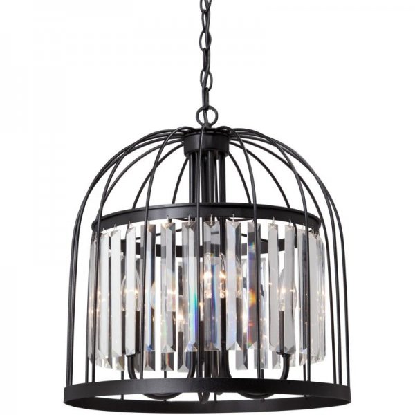 Люстра Birdcage Chandelier Fountain Black  в Ижевске | Loft Concept 