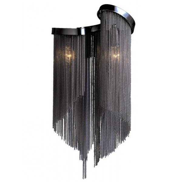 Бра Atlantis Chain Wall lamp Black Темный хром в Ижевске | Loft Concept 