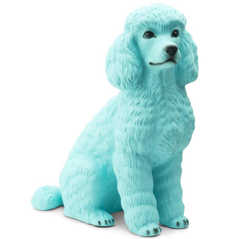 Статуэтка Abhika Poodle Bisc. Turquoise Бирюзовый в Ижевске | Loft Concept 