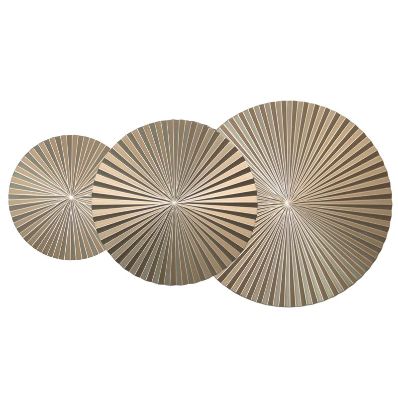 Арт-объект Apollo Champagne Wall Plaque Disc 3 Золотой Шампань в Ижевске | Loft Concept 