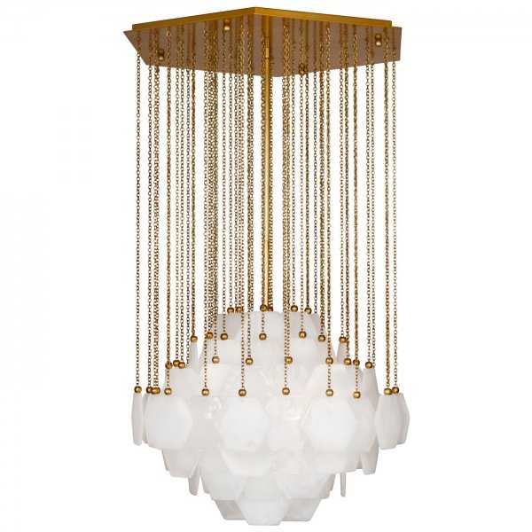 Люстра Jonathan Adler VIENNA LARGE CHANDELIER Латунь в Ижевске | Loft Concept 