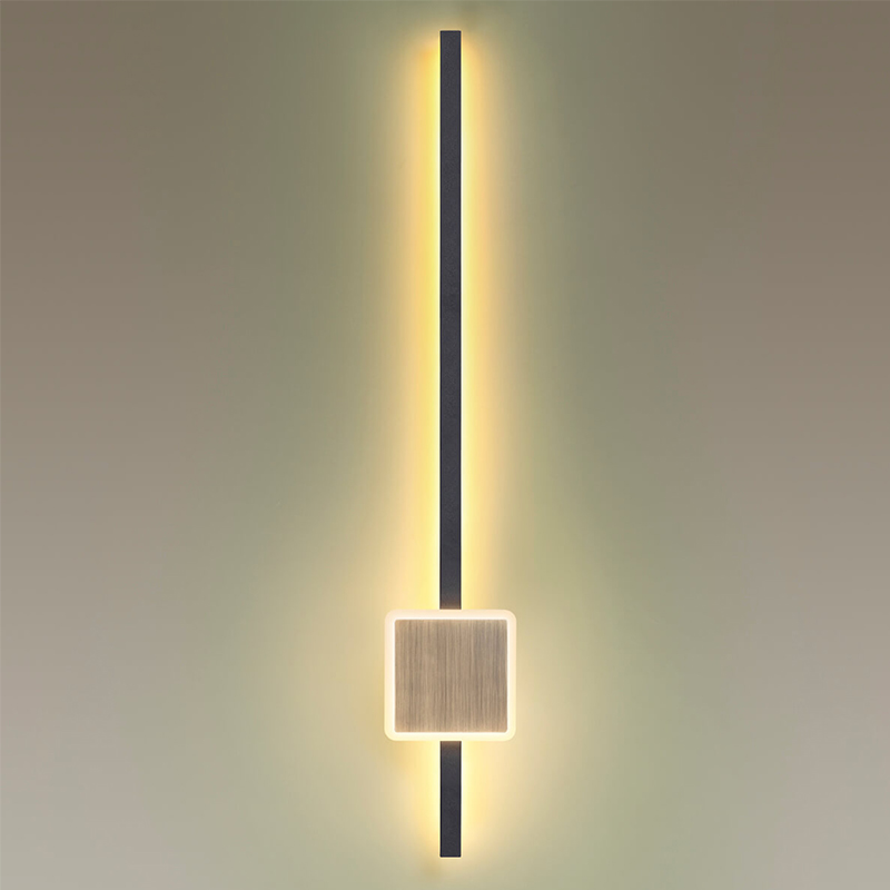 Бра Barrette Square Sconce 70 Черный Античная Бронза в Ижевске | Loft Concept 