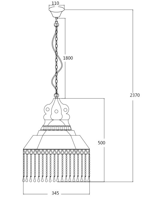 Люстра Loft Mosque Chandelier в Ижевске