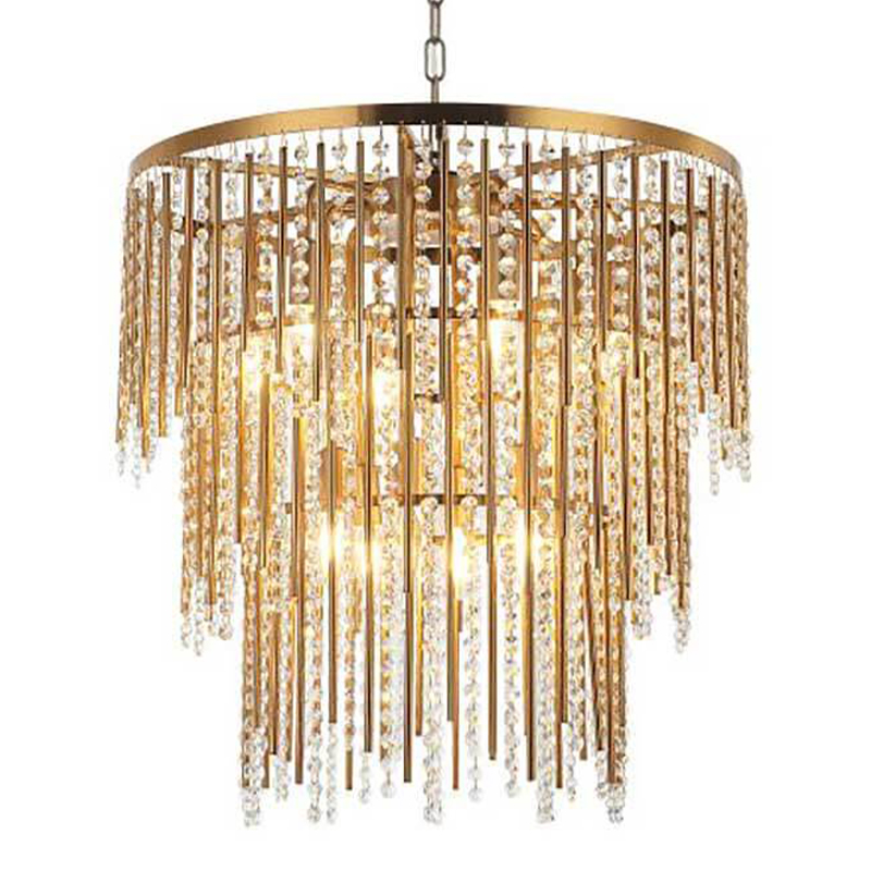 Люстра Crystal Wind Chimes Bronze Chandelier Бронза Прозрачный в Ижевске | Loft Concept 