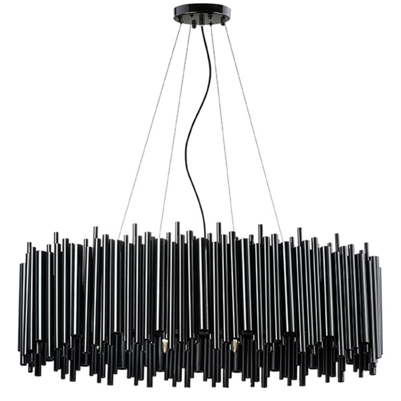 Люстра Delightfull Brubeck Chandelier Black Oval  в Ижевске | Loft Concept 