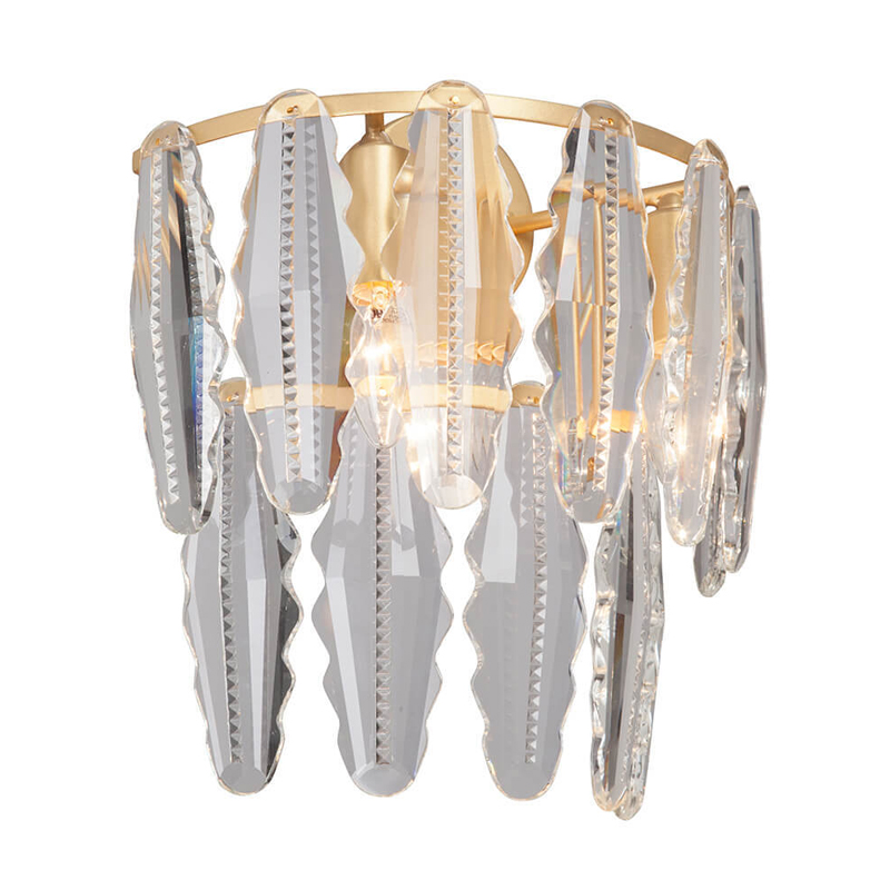 Бра Maogan Textured Sconce Золотой Прозрачный (Transparent) в Ижевске | Loft Concept 