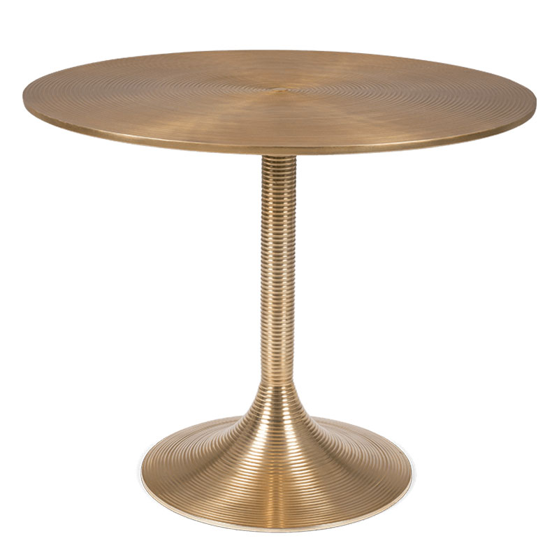 Кофейный столик HYPNOTISING ROUND COFFEE TABLE GOLD BM23002 Bold Monkey Золотой в Ижевске | Loft Concept 