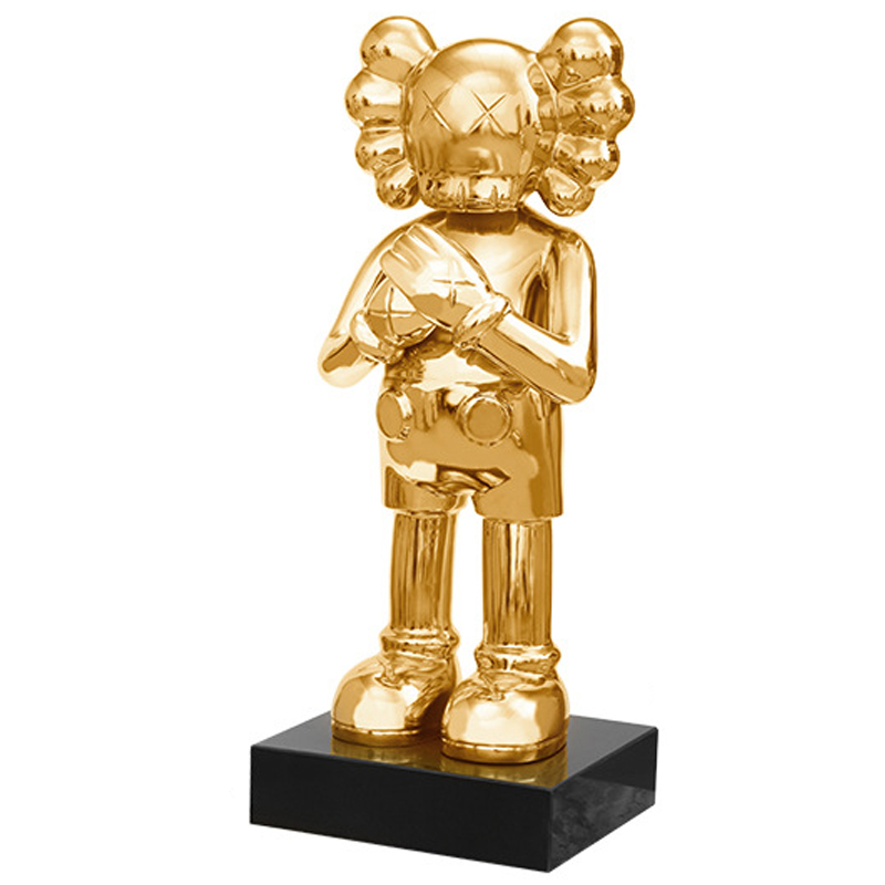 Статуэтка KAWS Gold on stand Золотой в Ижевске | Loft Concept 