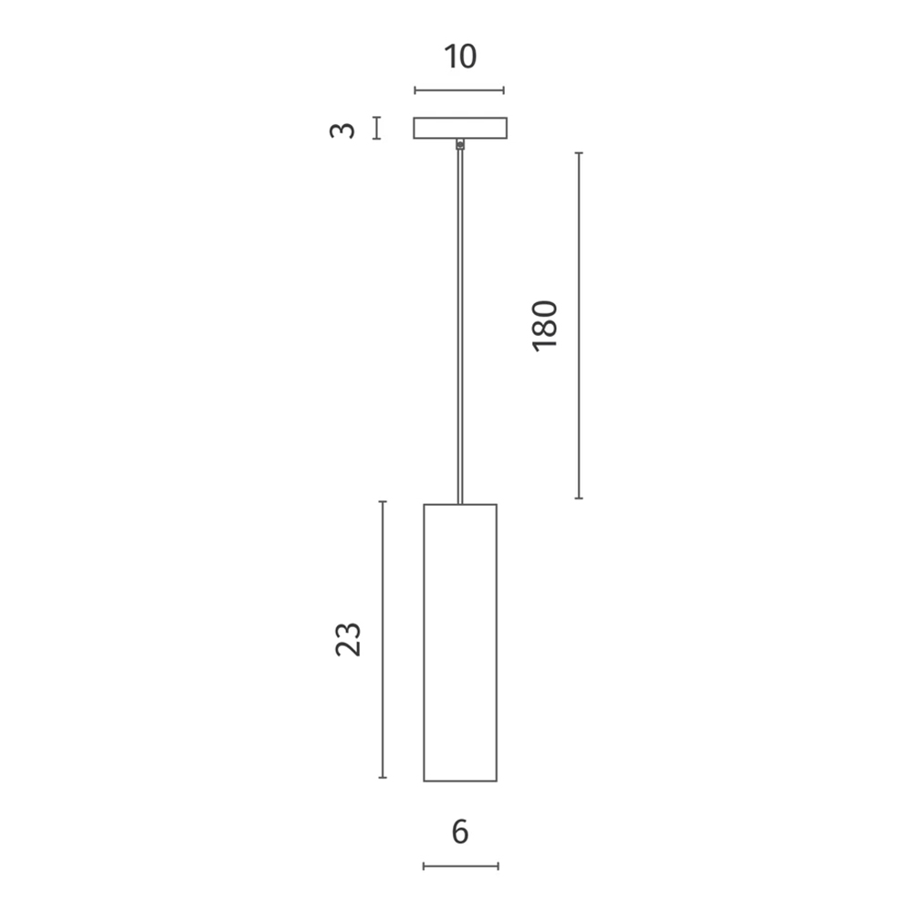 Подвесной светильник в форме цилиндра Douro Light белый мрамор в Ижевске