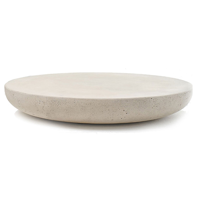 Кофейный стол Tori Round Travertine Coffee Table Бежевый в Ижевске | Loft Concept 