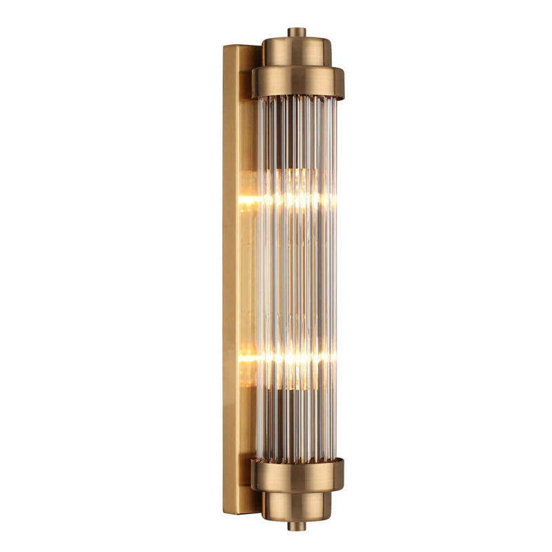 Бра Dirck Glass TUBE Sconce Bronze Бронза в Ижевске | Loft Concept 