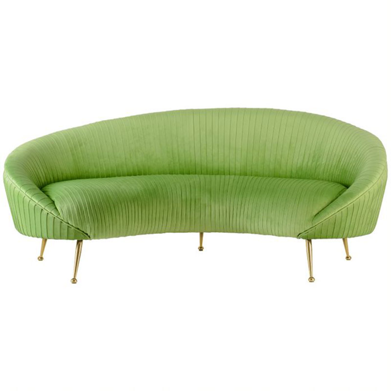 Диван Pebernat Lounge Sofa green Золотой Зеленый смок Прозрачный зеленый в Ижевске | Loft Concept 