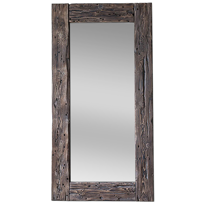 Зеркало Aged Wood Mirror Коричневый винтаж в Ижевске | Loft Concept 